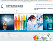 Tablet Screenshot of eurochemicals.it